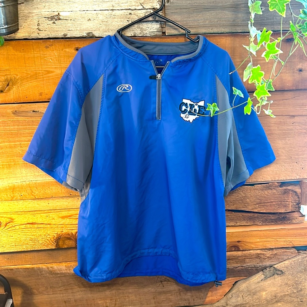 Vintage CLE quarter zip t-shirt